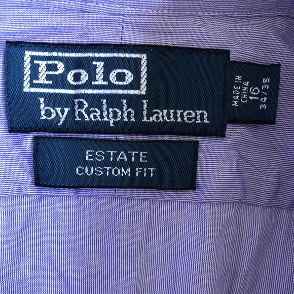 Ralph Lauren Men’s Shirt Long Sleeve Size 16 - Picture 3 of 3